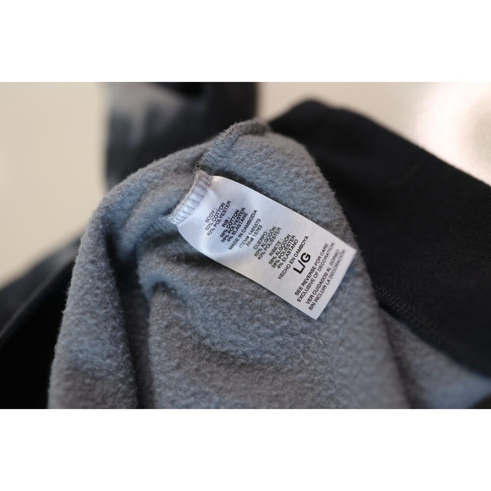 Champion Women's Black/Grey Tie Dye Pullover Hoodie Spellout Soft Large - Picture 9 of 9